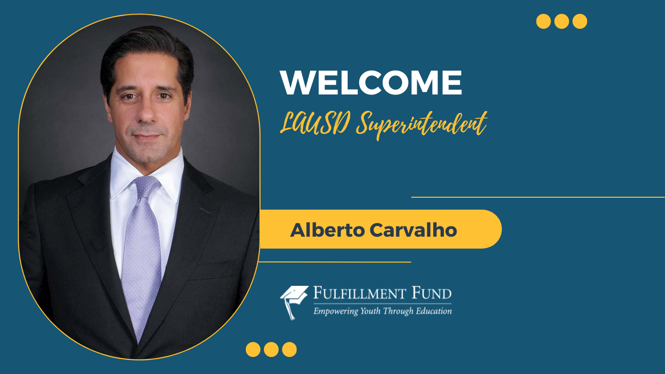 Welcome new LAUSD Superintendent, Alberto Carvalho