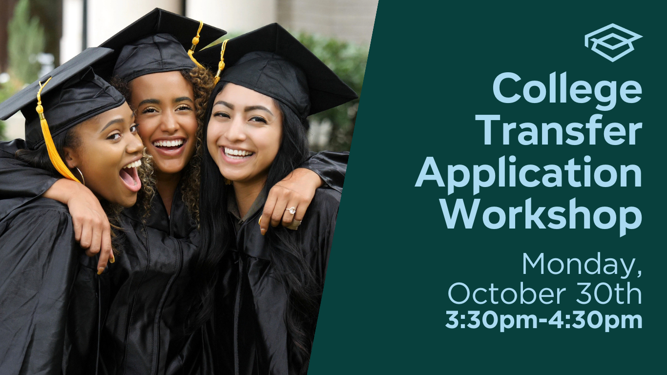 College Transfer Application workshops are coming up!